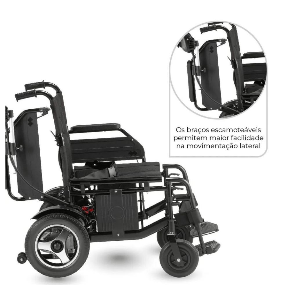 Cadeira de Rodas Motorizada D800 Dellamed | Conforto Premium e Autonomia | Mobilidade Urbana Ágil